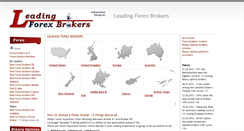 Desktop Screenshot of leadingforexbrokers.com